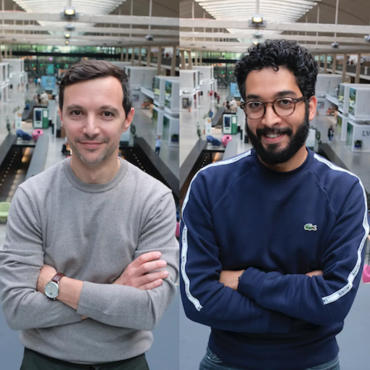 Grégory Amzel et Ayoub Ennassiri 